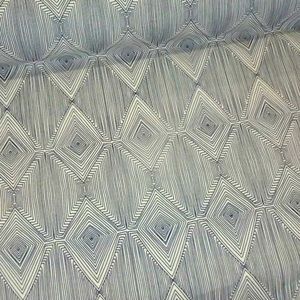 Linea Navy Boho Chic Geometric Diamond Cotton
